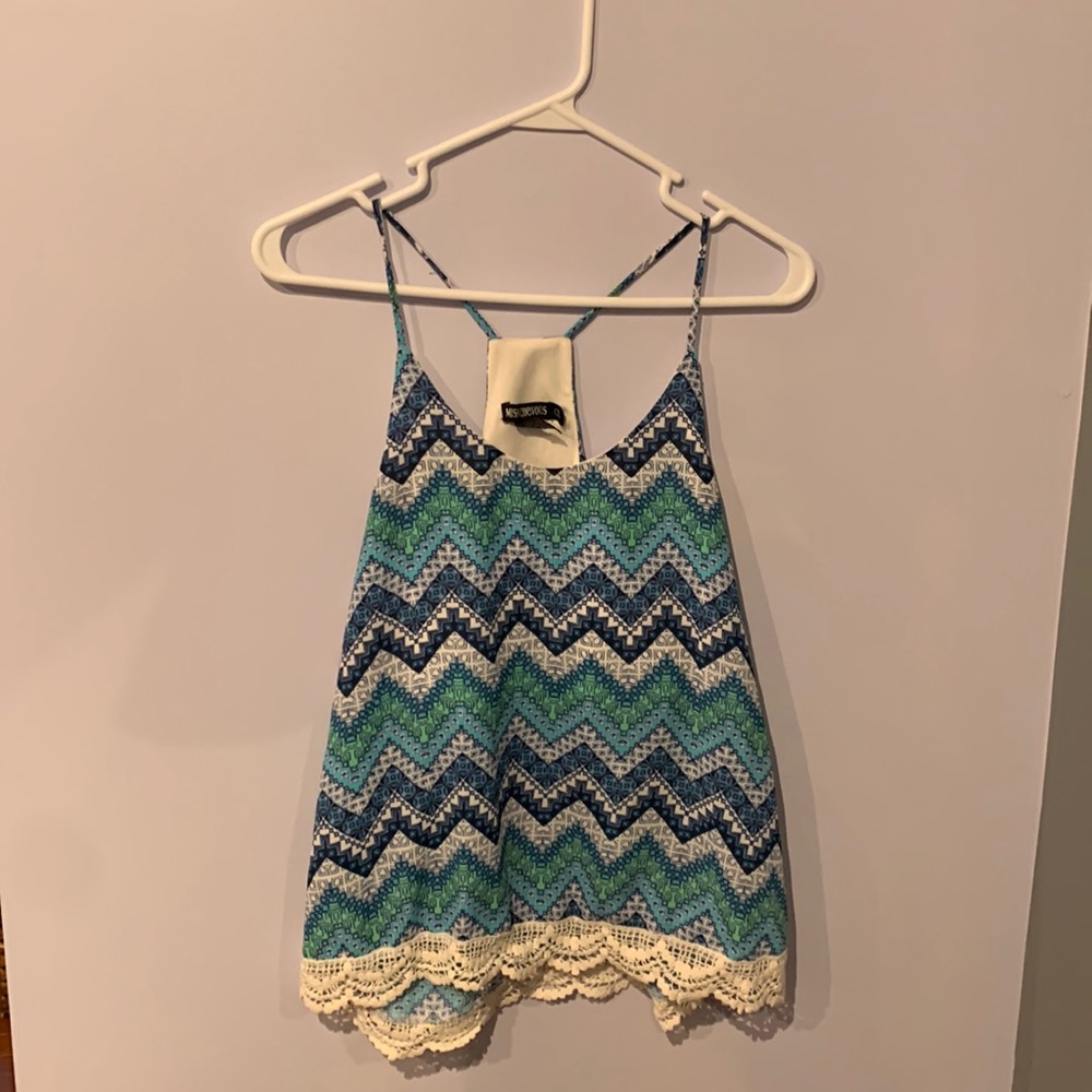 Miss Chievous, small tank top, 100% polyester